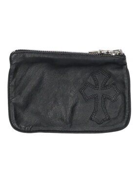 Chrome Hearts Zpr Chng Purse Change Cross Patch Daga Zip Coin Case